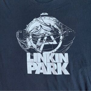2000s Linkin Park Atomic Age T-Shirt Black – Large (22” x 28”)
